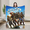 TMNT Graphic Flannel Throw Blanket