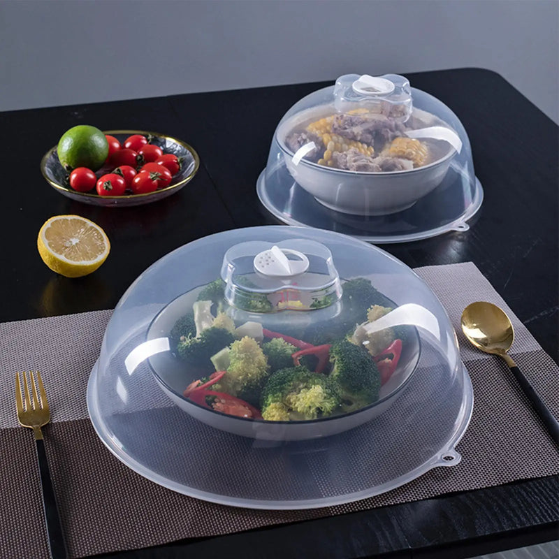 Microwave Splatter Guard with Adjustable Vent