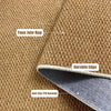Minimalist Faux Sisal Jute Rug with Anti-Slip Backing