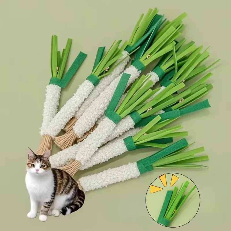 Interactive Cat Teaser Wand with Bell