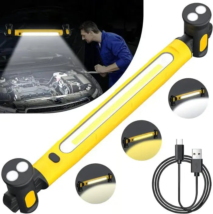 Rechargeable LED Magnetic Work Light with Rotating Base