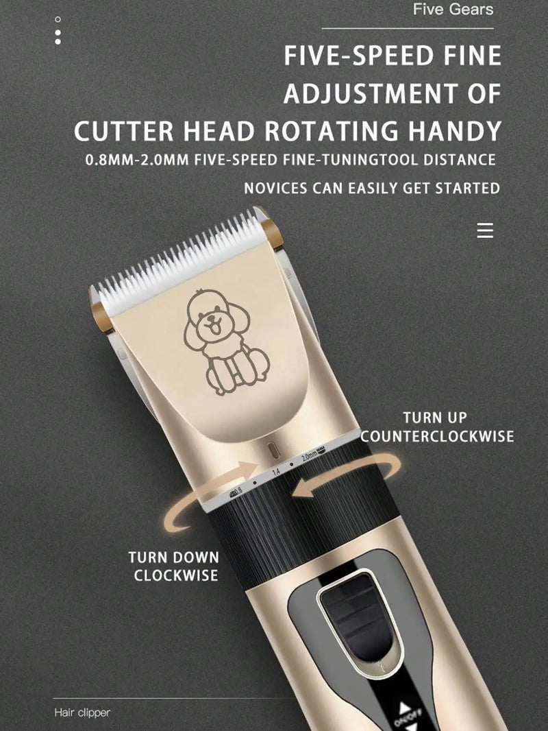 Quiet Rechargeable Pet Hair Trimmer