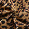 Kids' Cartoon Leopard Print Pajama Set with Short Sleeves