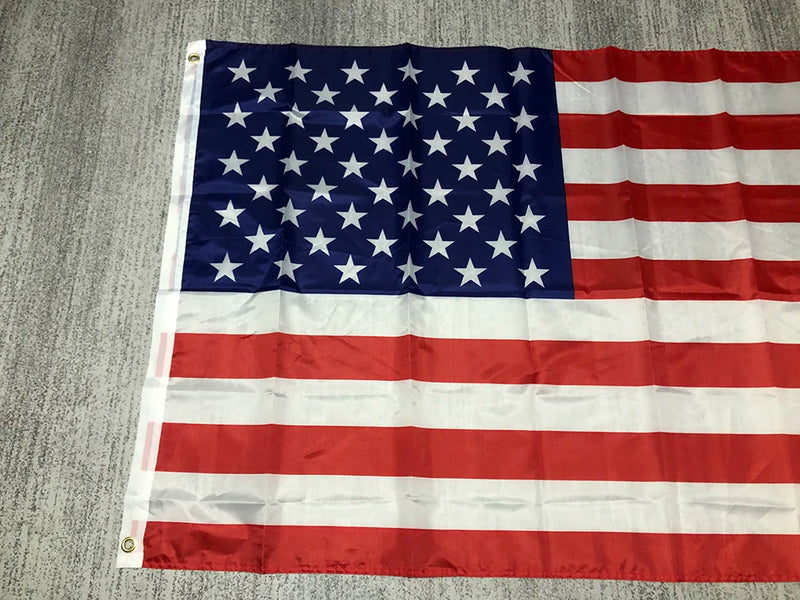 Double-Sided American Flag Banner