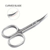 Premium Stainless Steel Cuticle Scissors with Curved Blade