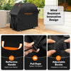 Waterproof & UV-Resistant BBQ Grill Cover with Adjustable Hem