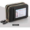 PU Leather Women's Multi-Slot Zipper Wallet Card Holder