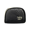 Large Capacity Mesh Travel Makeup Bag Organizer