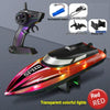 High-Speed Remote Control Speedboat with Double Propellers