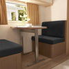 Stretch RV Dinette Cushion Covers with Water-Repellent Finish