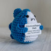 Handmade Crochet Dumpster Fire Doll – Funny Emotional Support Decor