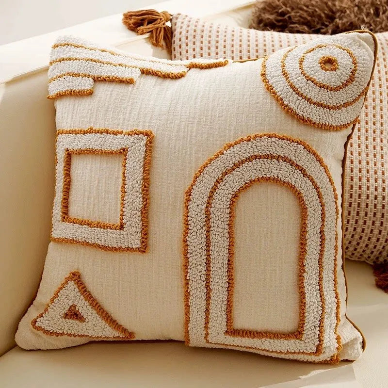 Bohemian Woven Throw Pillow Cover