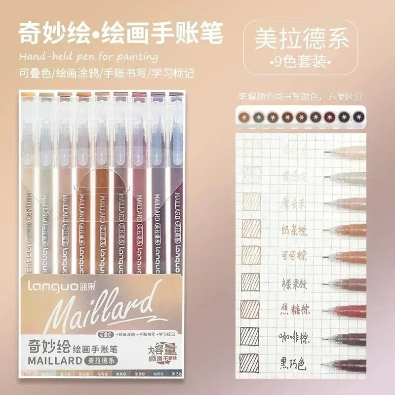 3D Embossed Acrylic Gel Pens - 6/144 Color Options