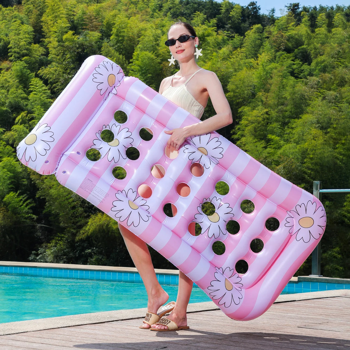 Plaque de piscine gonflable pour adultes