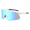 Oversized Mirrored Sports Sunglasses