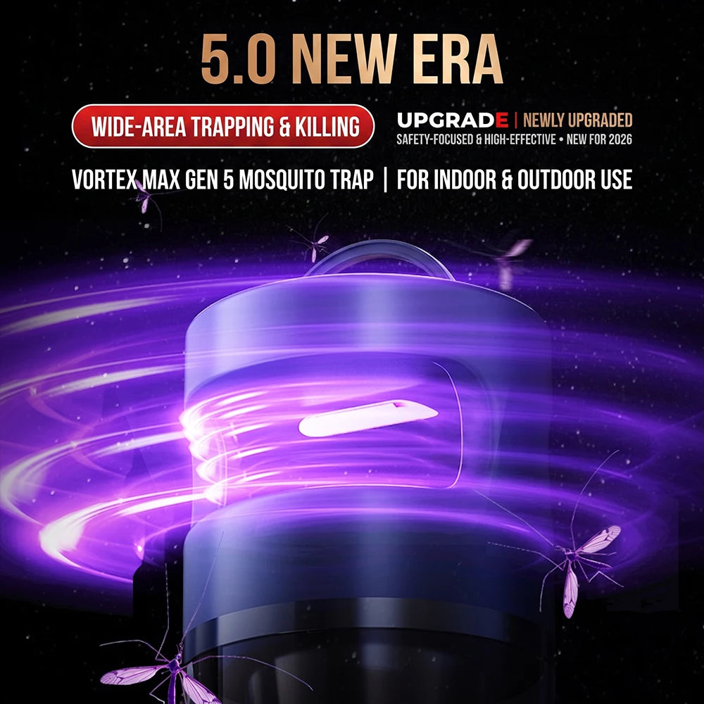 UV Mosquito Killer Lamp with Quiet Suction Fan