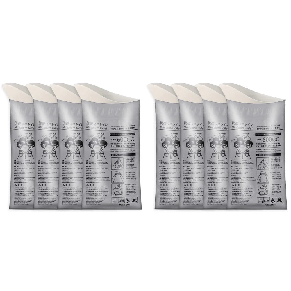 Sacs urinaires d'urgence jetables - Toiletties de voyage et camping portables
