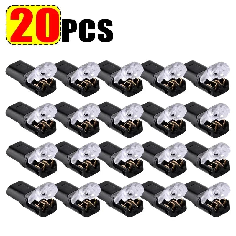 Waterproof 2-Pin Electrical Connector for Automotive Wiring