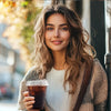 Clear Disposable Plastic Cups with Lids for Iced Drinks