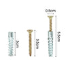 Heavy-Duty Serrated Expansion Screws with Anchor Tubes