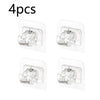 Self-Adhesive Curtain Rod Holders - No-Drilling Clamp Hooks