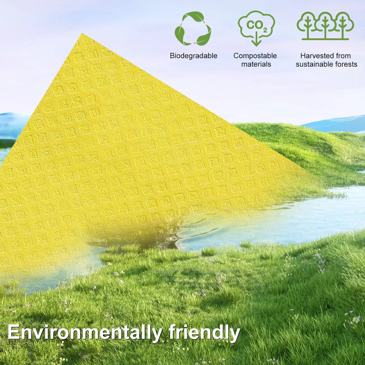 Reusable Cellulose Dish Cloths (5 Pack)