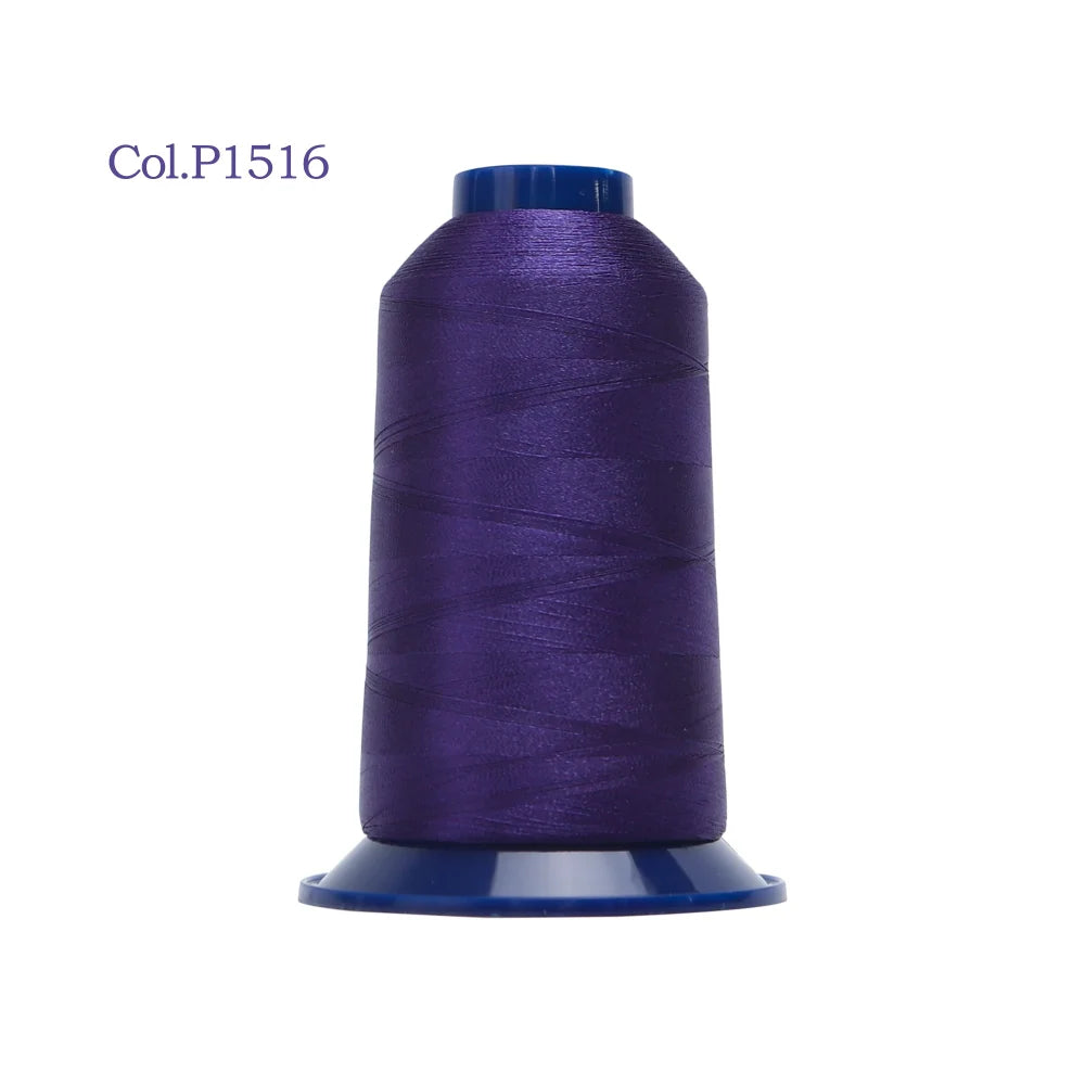High-Tenacity Polyester Embroidery Thread (120D/2, 40wt) for Home & Industrial Machines
