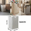 Foldable Cotton Laundry Basket with Handles