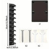 Wall-Mounted Cap Rack for Hat Storage and Organization