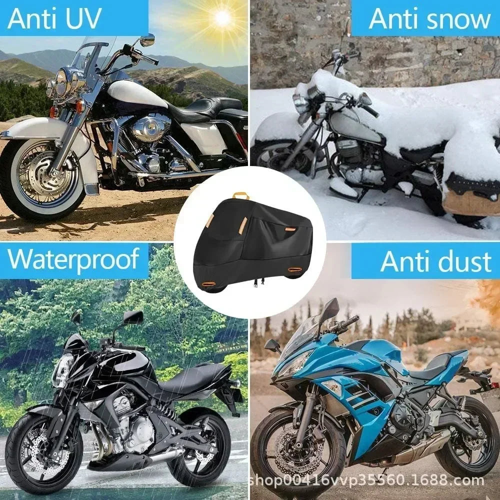 All-Weather Motorcycle Cover with UV Protection