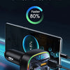 Bluetooth FM Transmitter with 22.5W Fast Charging Car Adapter