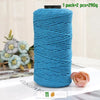 100% Cotton Hollow Yarn for Knitting & Crochet