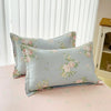 Floral Print 100% Cotton Duvet Cover Set with Two Pillow Shams