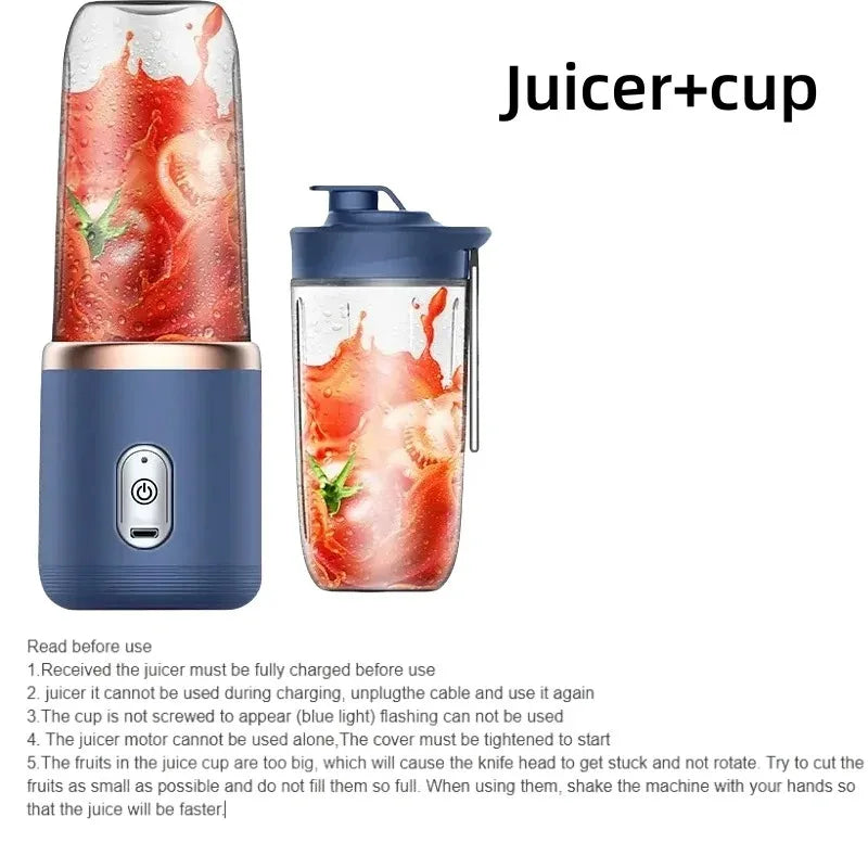 Portable USB Rechargeable Blender Cup