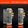 Stainless Steel Exterior Door Lock with 5 Keys