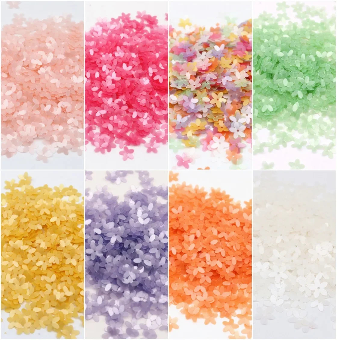 10mm Flower Sequin Craft Embellishments