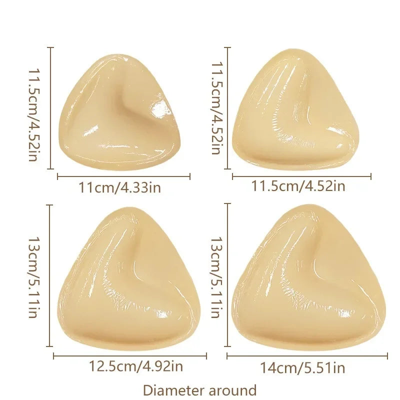 Insertos de Silicona Adhesivos Reutilizables para Sujetador