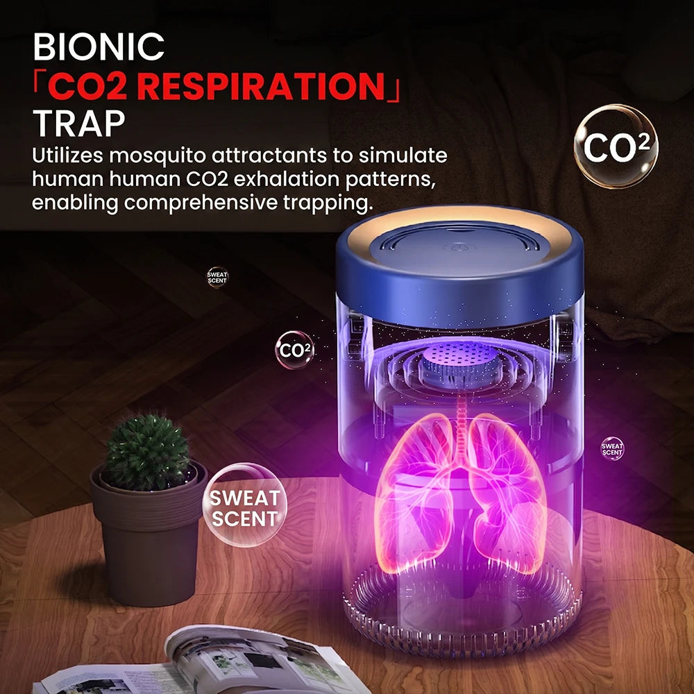 UV Mosquito Killer Lamp with Quiet Suction Fan