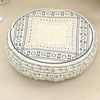 Bohemian Round Floor Cushion with Anti-Slip Base