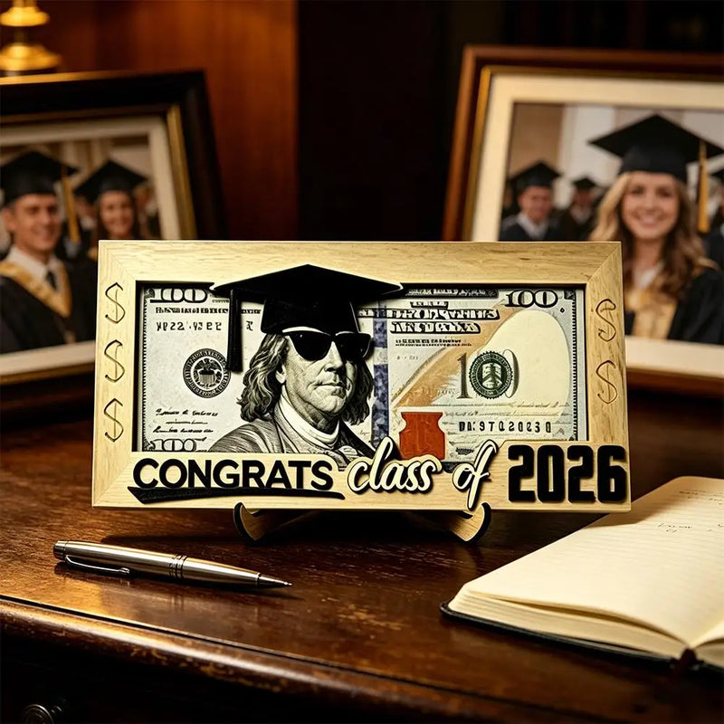 Class of 2026 Graduation Money Frame
