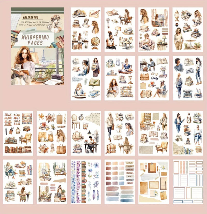 Alice's Journey Aesthetic Sticker Book