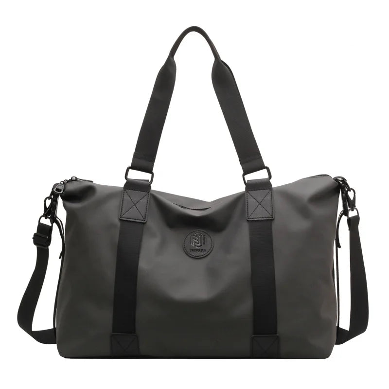 Versatile Large-Capacity Travel Duffel Bag with Water-Resistant Oxford Fabric