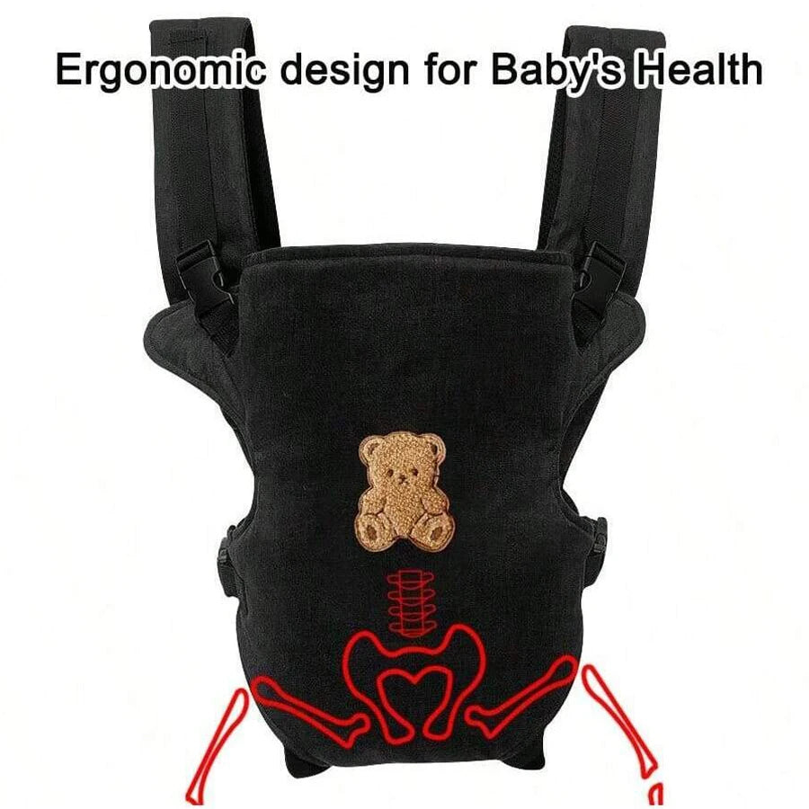 4-in-1 Ergonomic Baby Carrier with Adjustable Straps