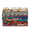 Bohemian Cotton Linen Fabric with Vintage Ethnic Print