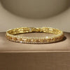 14K Gold Plated Tennis Bracelet with Cubic Zirconia