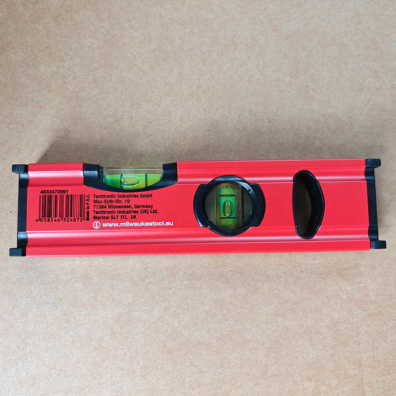 8-Inch Aluminum Torpedo Level with Shockproof Vials