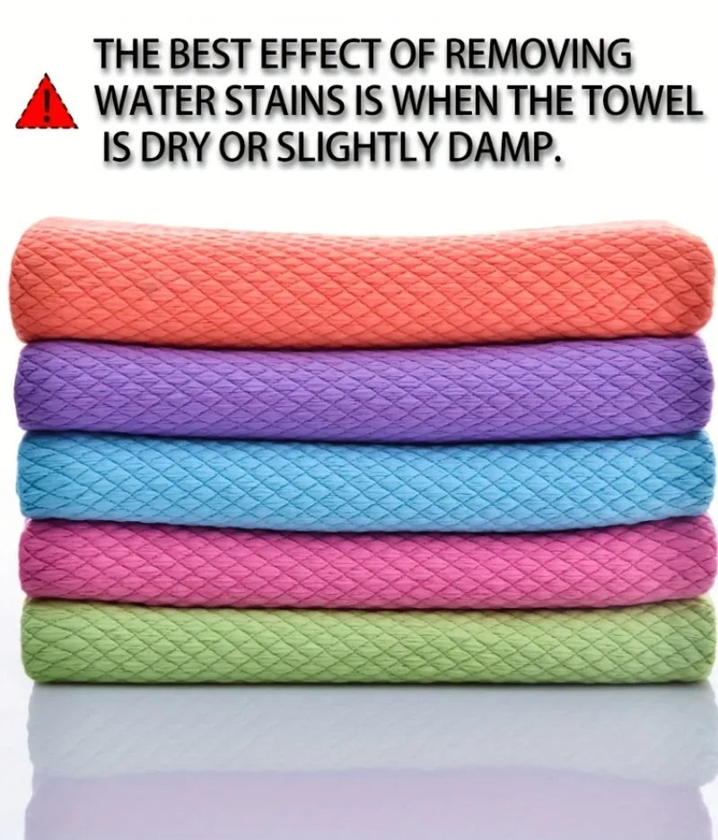Streak-Free Glass Cleaning Cloths (Set of 3)