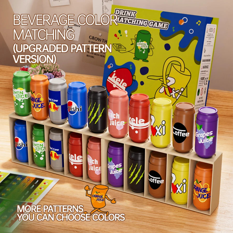 Bottle Guessing Memory Board Game for Kids