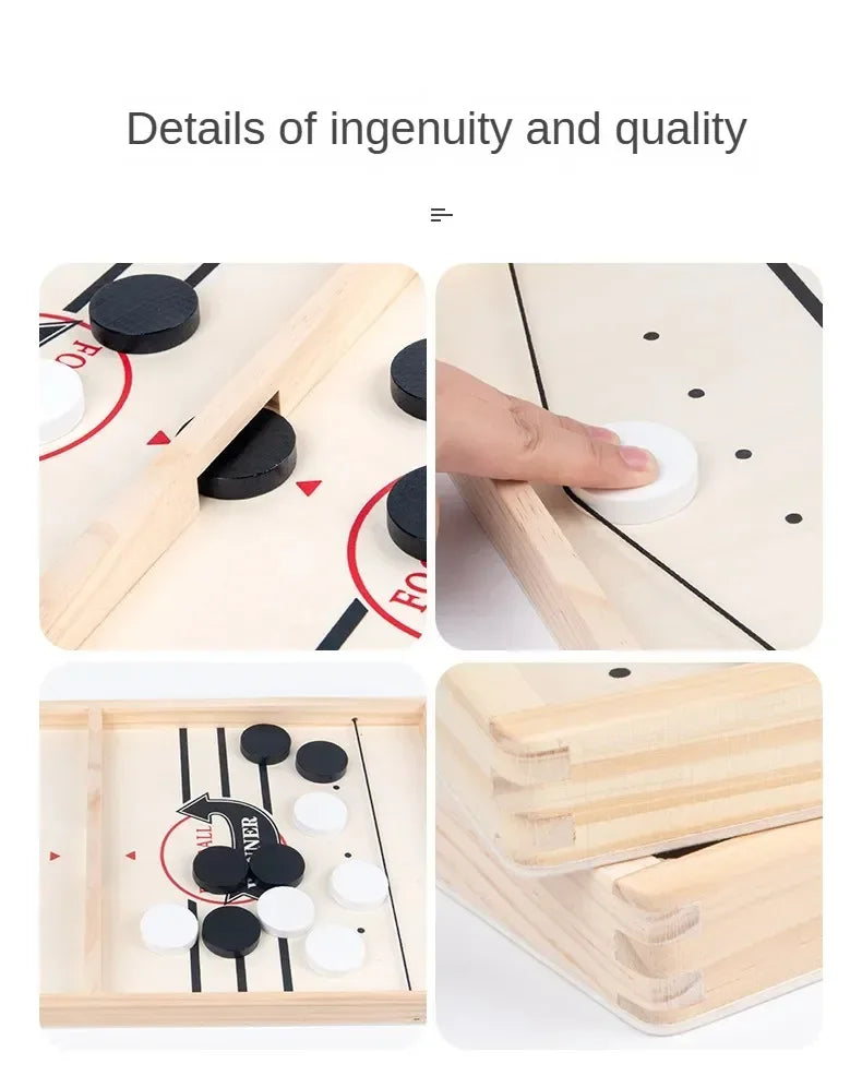 Fast-Sling Puck Board Game for Kids and Families