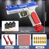 Building Block Toy Gun with Continuous Firing Blowback Action